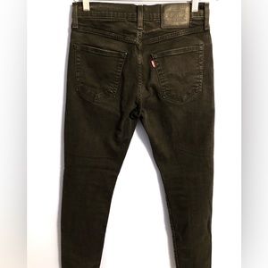 Levi’s “Big E” Black Denim Jeans Mens Size 29/32 Style Lot 512 Skinny